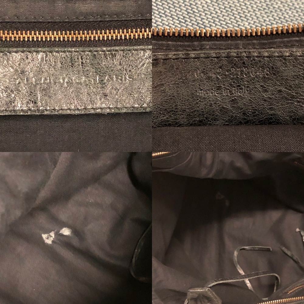 GUC 2009 Balenciaga Black Lambskin Day Bag - Picture 7 of 8